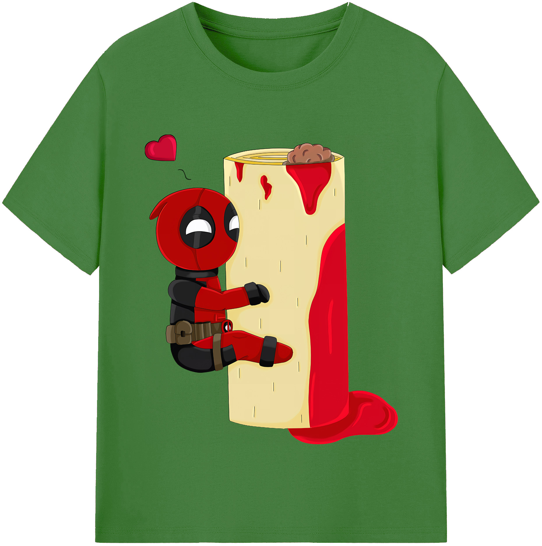 （画像用） Deadpool デッドプール レディースカジュアルプリントTシャツ（綿100％）